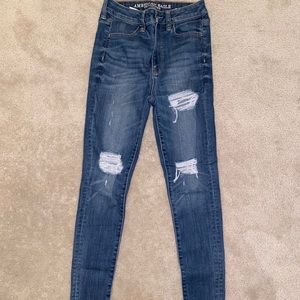 American Eagle Ripped Jeggings